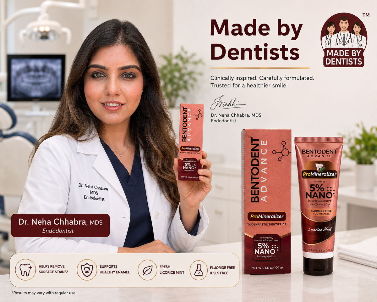 BENTODENT® Advance ProMineralizer 5% Nano Hydroxyapatite Toothpaste