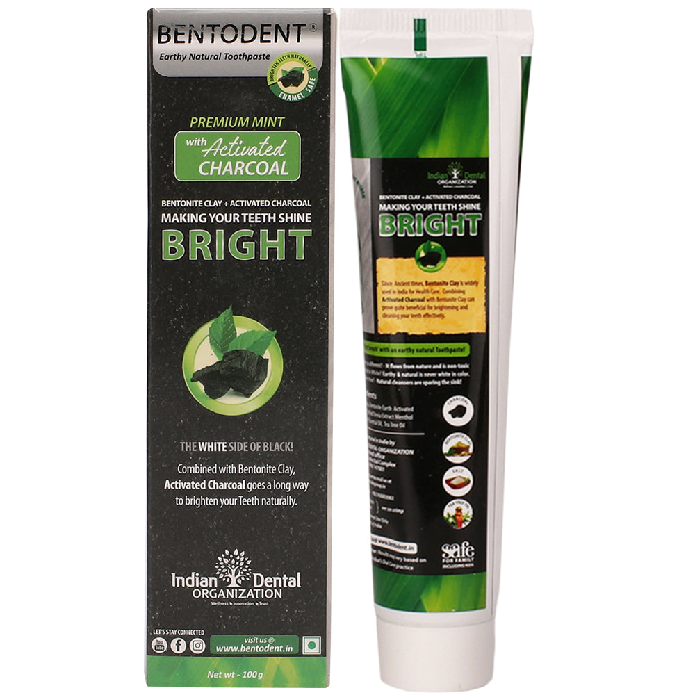 Calcium Bentonite Clay Toothpaste - 100% Natural, SLS & Fluoride Free ...